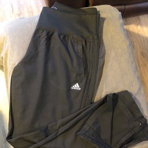 Adidas nylon workout joggers